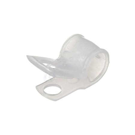 0.5 In. Clear Plastic Cable Clamp